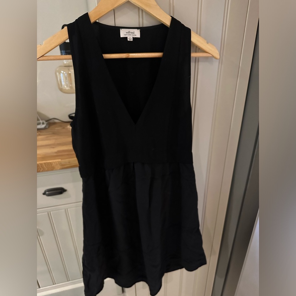 Wilfred Black Flowy Dress